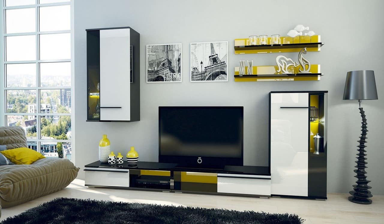 Une variété de "meubles TV" aux styles modernes et scandinaves, pour tous les intérieurs et tous les besoins en rangement.