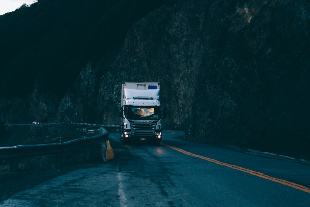 conduite d’un camion
