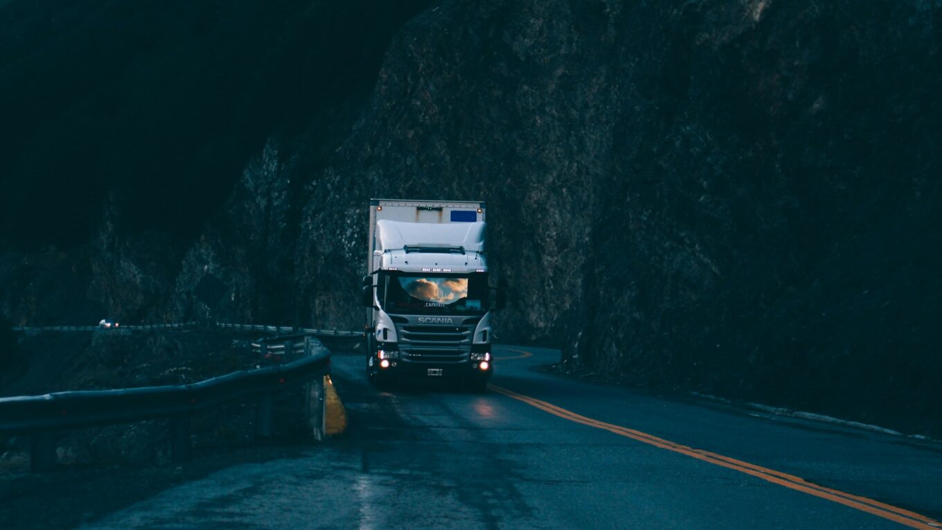 conduite d’un camion