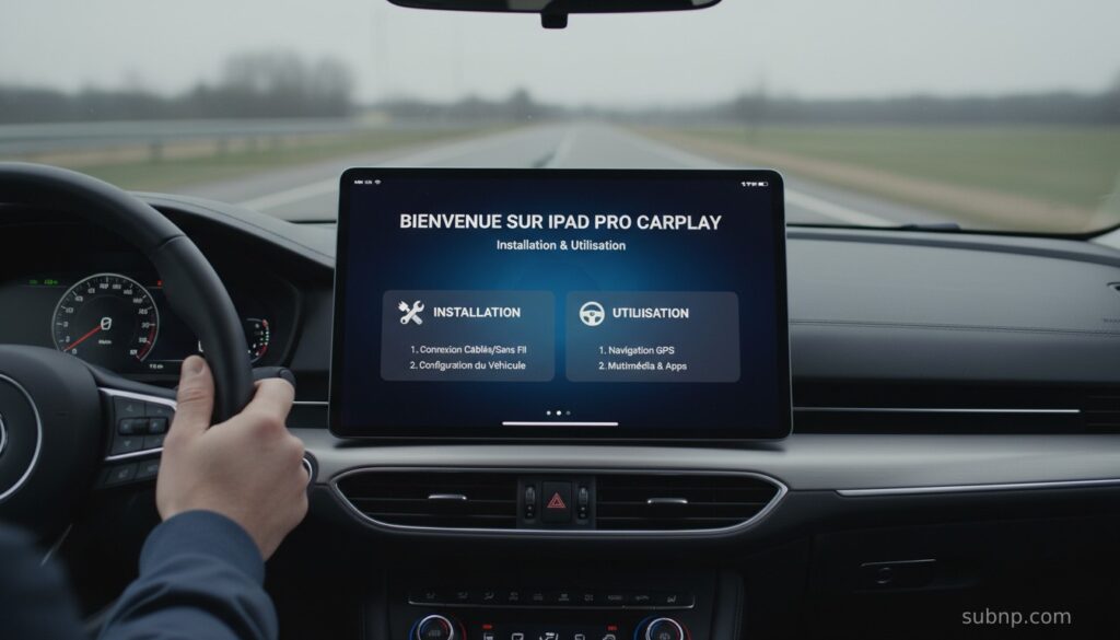 iPad Pro et CarPlay installation et utilisation